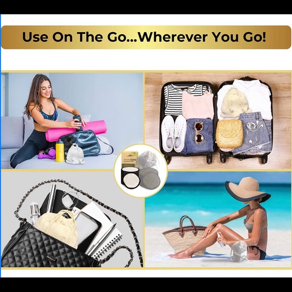 20 reusable Makeup Remover Pads For Face w mesh laundry pouch 10 white &… - Picture 8 of 8